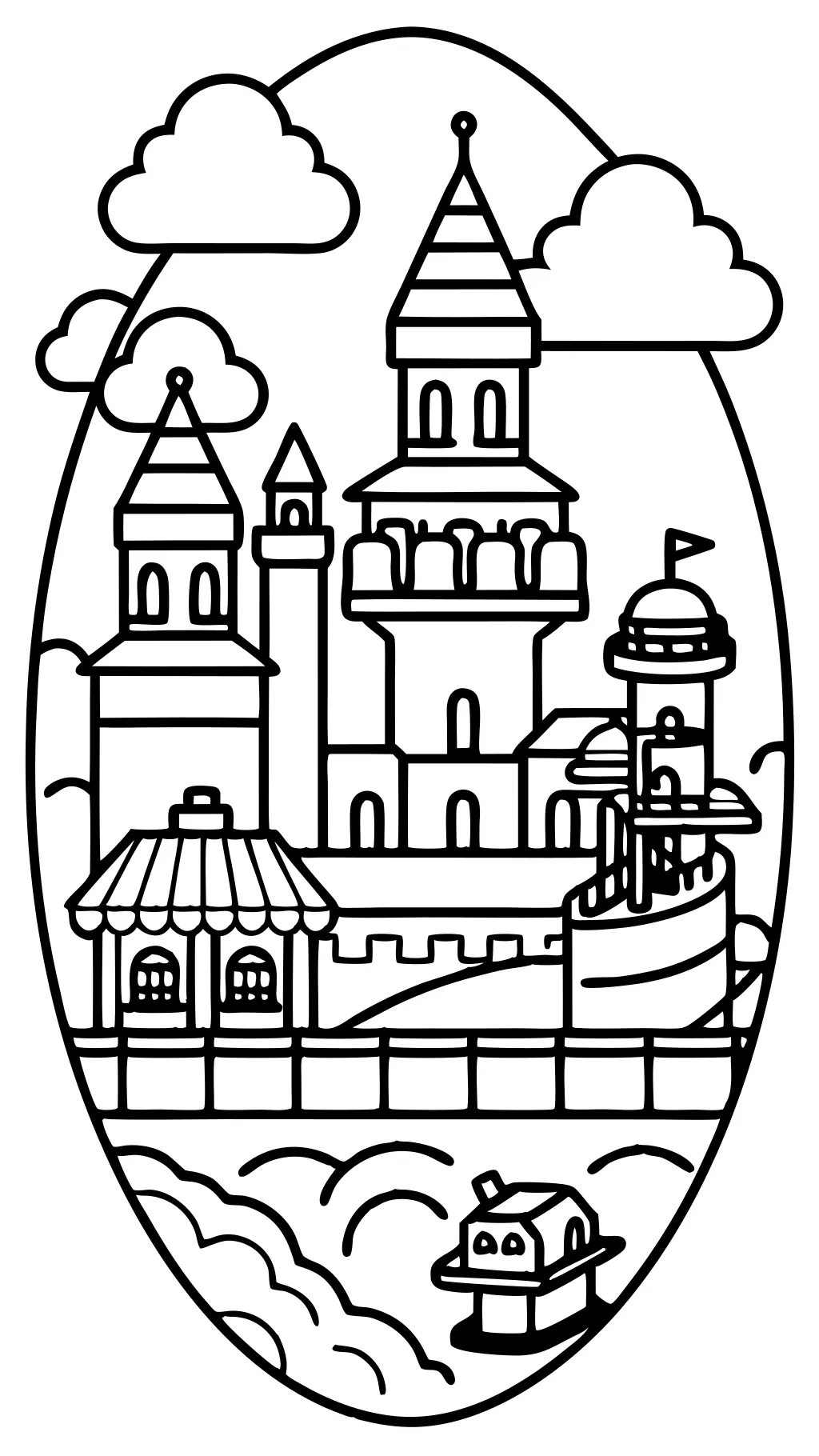 legoland coloring pages